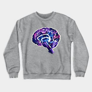 Galaxy Brain Crewneck Sweatshirt